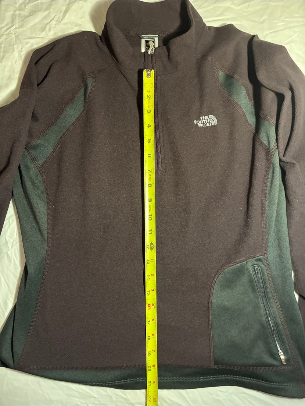 The North Face Flight Series Quarter-Zip Pullover Women’s XL Burgundy and Black - Picture 10 of 13